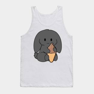 Black Bunny Chocolate Ice Cream Tank Top